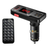 BT719 เครื่องเล่น mp3 รถยนต์ Wireless Bluetooth Speaker Car Kit LCD FM Transmitter MP3 Dual USB Charger Support USB/AUX/TF card Handsfree For Mobile Phone เครื่องเล่นเพลงbluetoothติดรถยนต์ ฟังเพลงบนรถยนต์