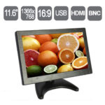 HDMI Monitor , HD VGA Monitor , LED Industrial Monitor Model H1116-1920 จอ LED 11.6 นิ้ว (IPS Panel) ความละเอียด FullHD 1920X1080 PS3 PS4 Xbox360 Display Monitor VGA HDMI Monitor
