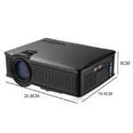 OWLENZ SD60 ( Black)  Mini WIFI Projector โปรเจคเตอร์ 800*480 ความสว่าง 1,500 ลูเมน - Image 2