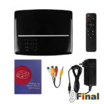 ViviBright GP80 (Logo Screen Simple Beamer )  Mini LED Projector 800*480, 1,800 ลูเมน Contrast 2,200:1 รับฟรี ...จอโปรเจคเตอร์ 84 " แบบ 16:9 - Image 4